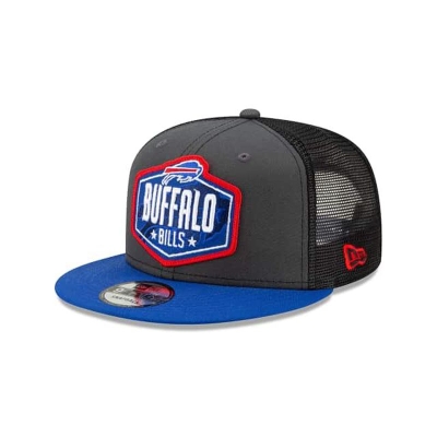 Grey Buffalo Bills Hat - New Era NFL NFL Draft 9FIFTY Snapback Caps USA1450692